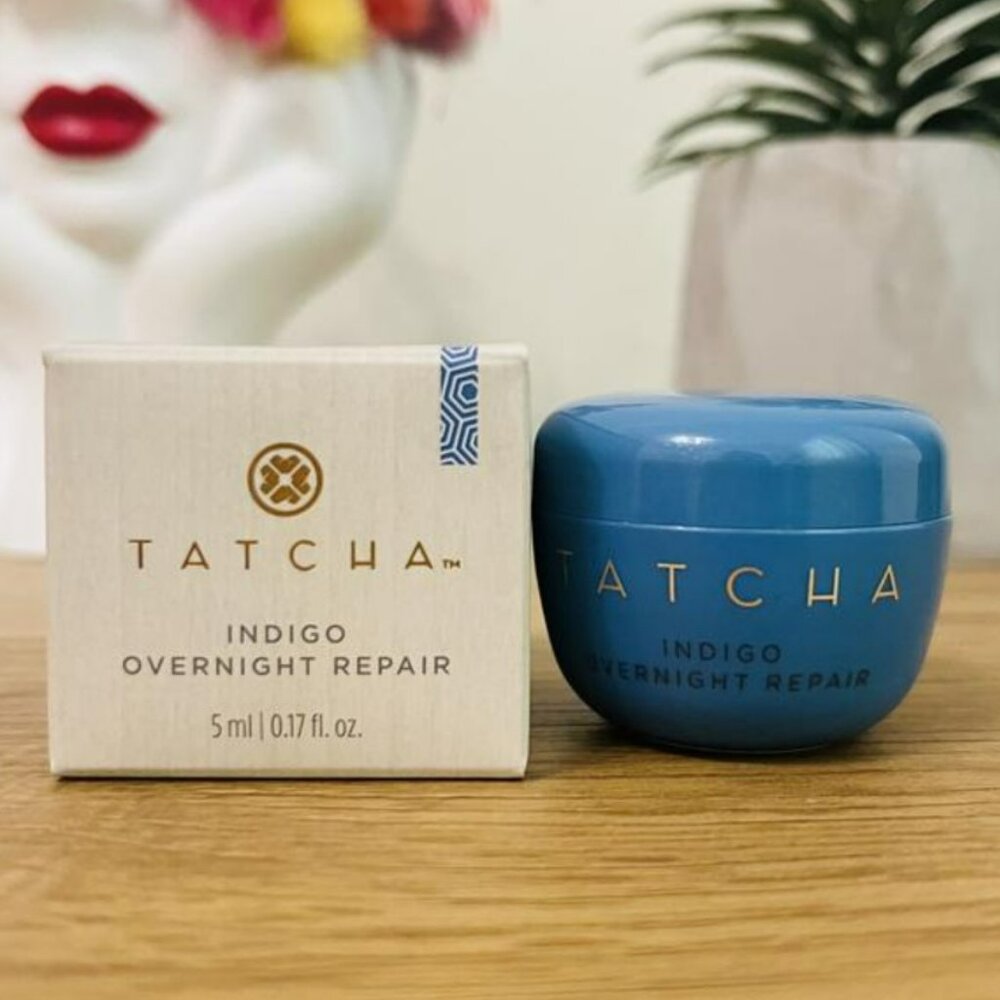 Tatcha Indigo Overnight Repair NEW Mini/Travel 5ml - Serum In A Cream